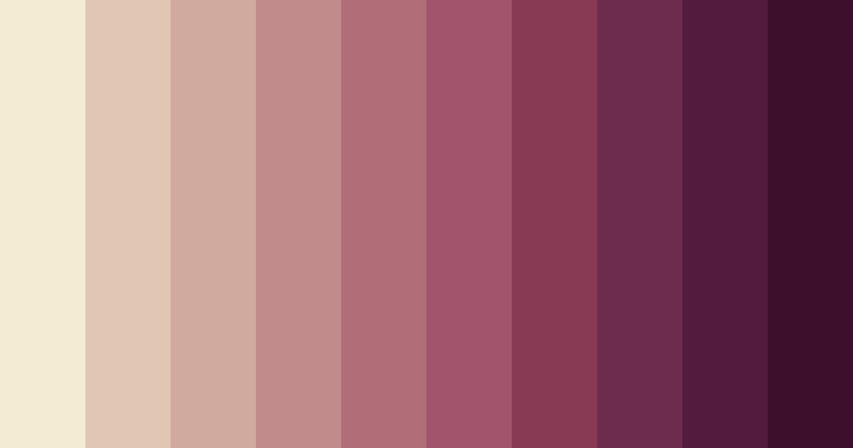 Download shades of pink color palette PNG image (landscape)