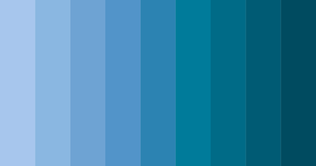 Download blue pastels color palette PNG image (landscape)