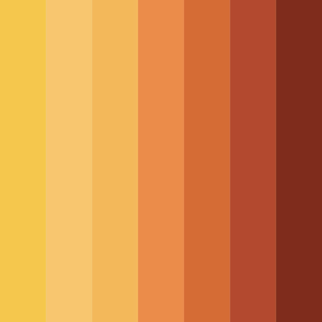 Download dusky ember glow color palette PNG image (square)