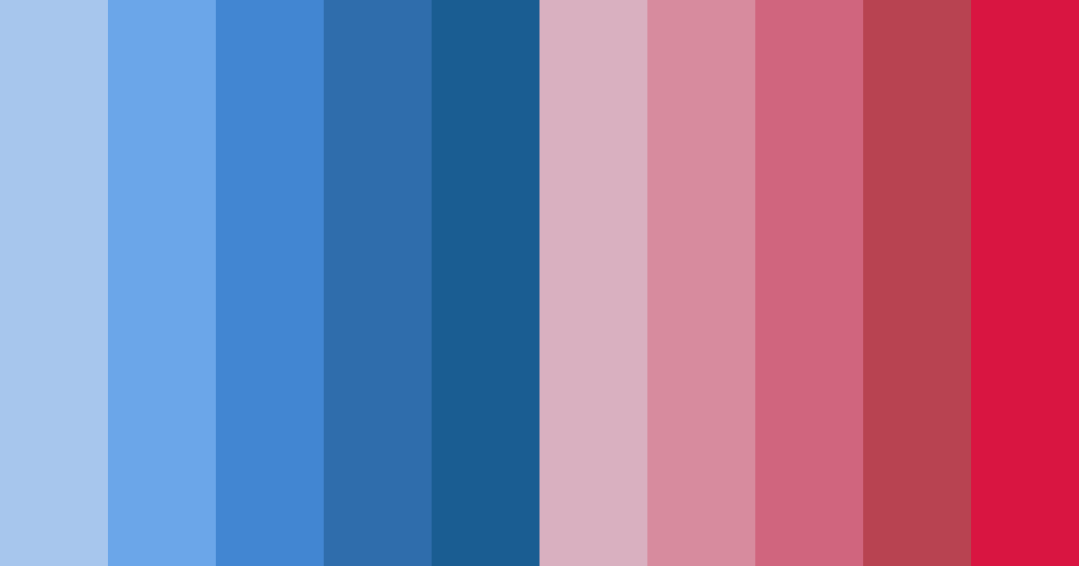 Download blue and red fusion color palette PNG image (landscape)
