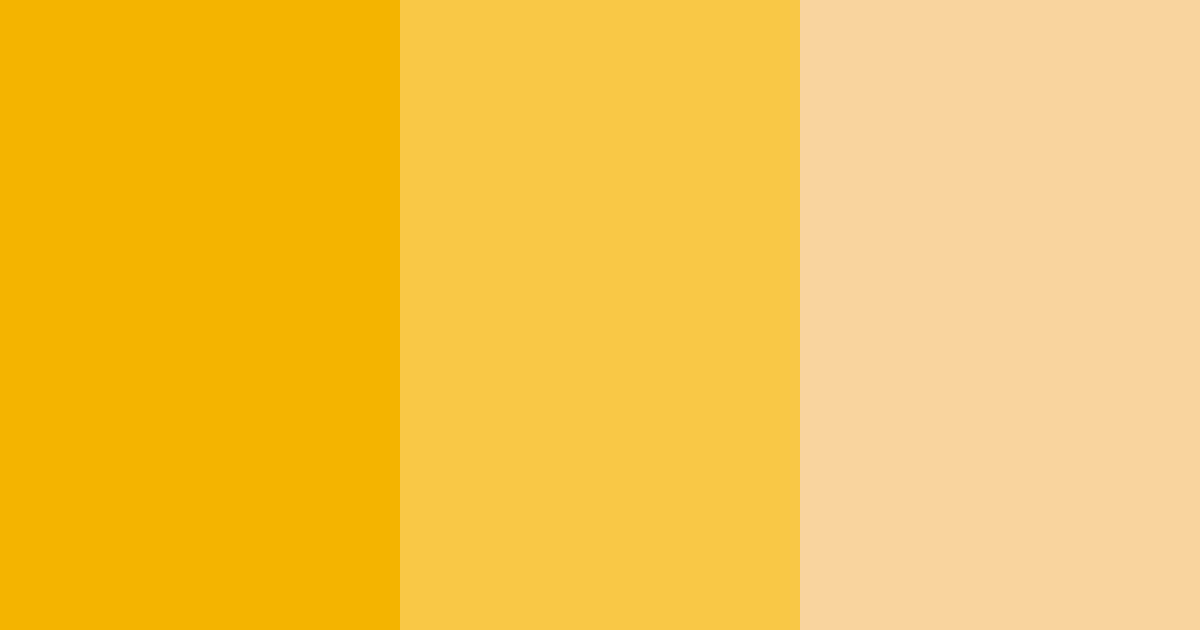 Download bright yellow color palette PNG image (landscape)
