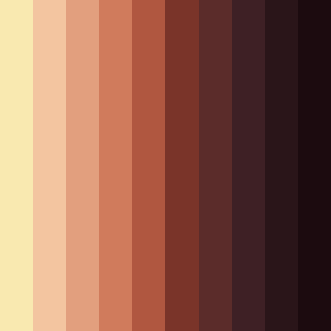 Download eternal sakura sunset color palette PNG image (square)