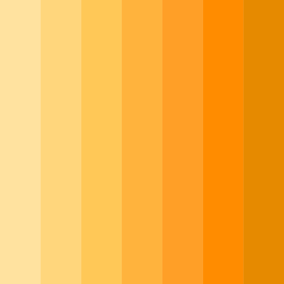 Download golden sunrise color palette PNG image (square)
