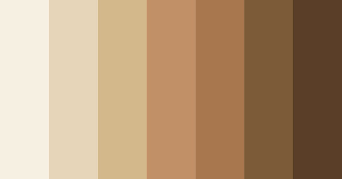 Download beige warmth color palette PNG image (landscape)