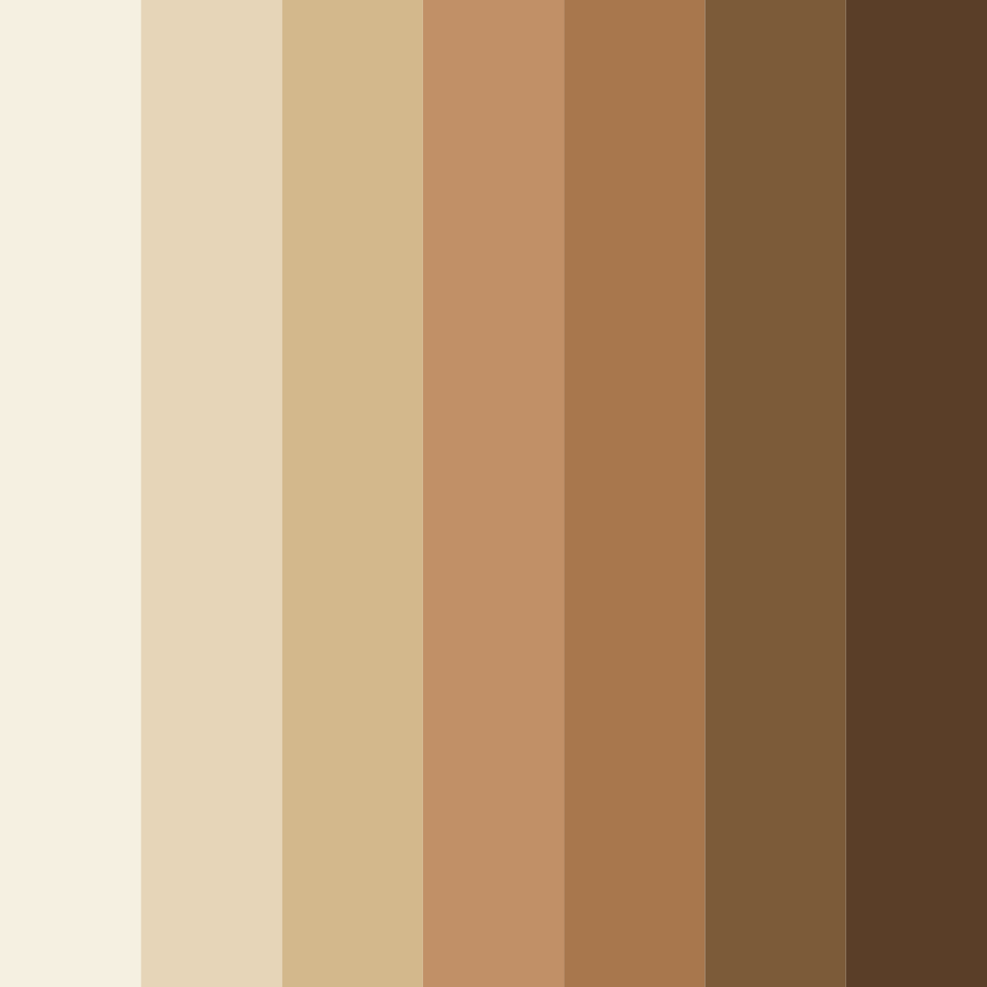 Download beige warmth color palette PNG image (square)