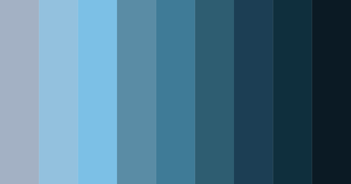 Download oceanic mist color palette PNG image (landscape)