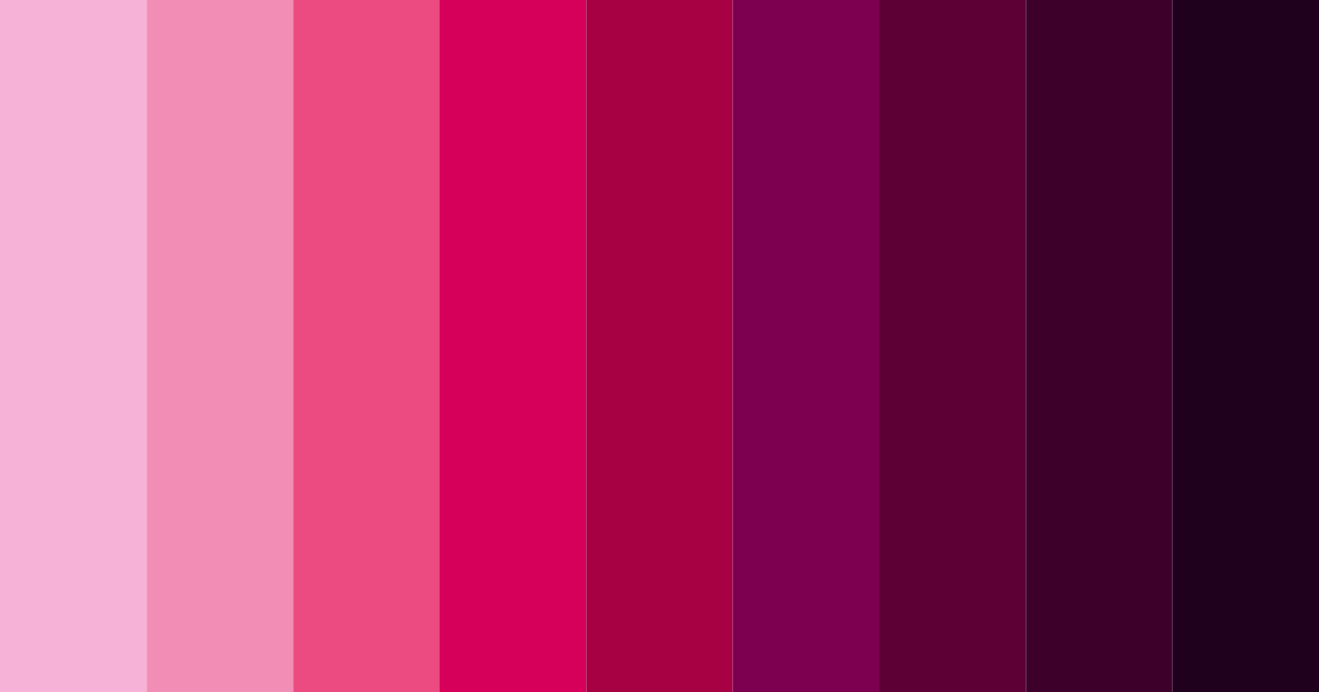 Download bright magenta color palette PNG image (landscape)