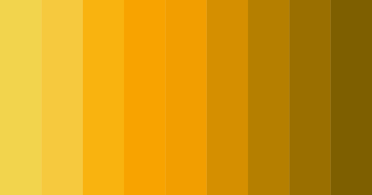 Download marigold hues color palette PNG image (landscape)