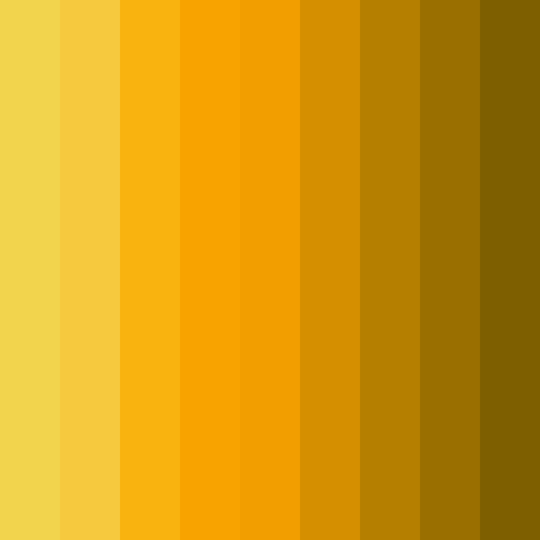 Download marigold hues color palette PNG image (square)