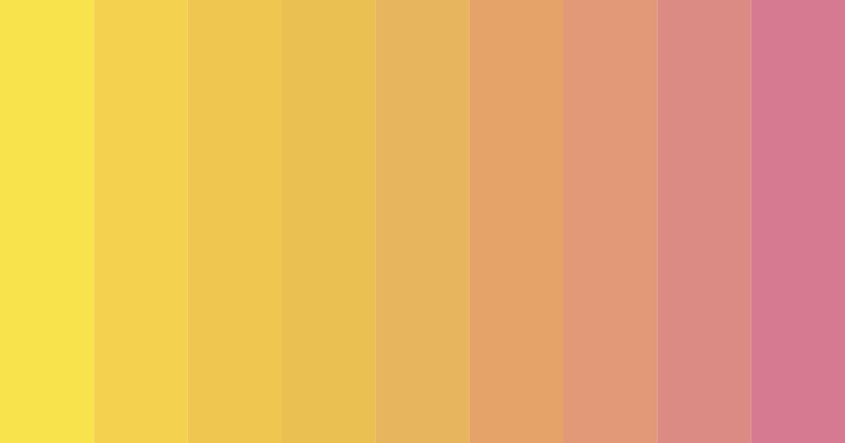 Download maize sunset color palette PNG image (landscape)