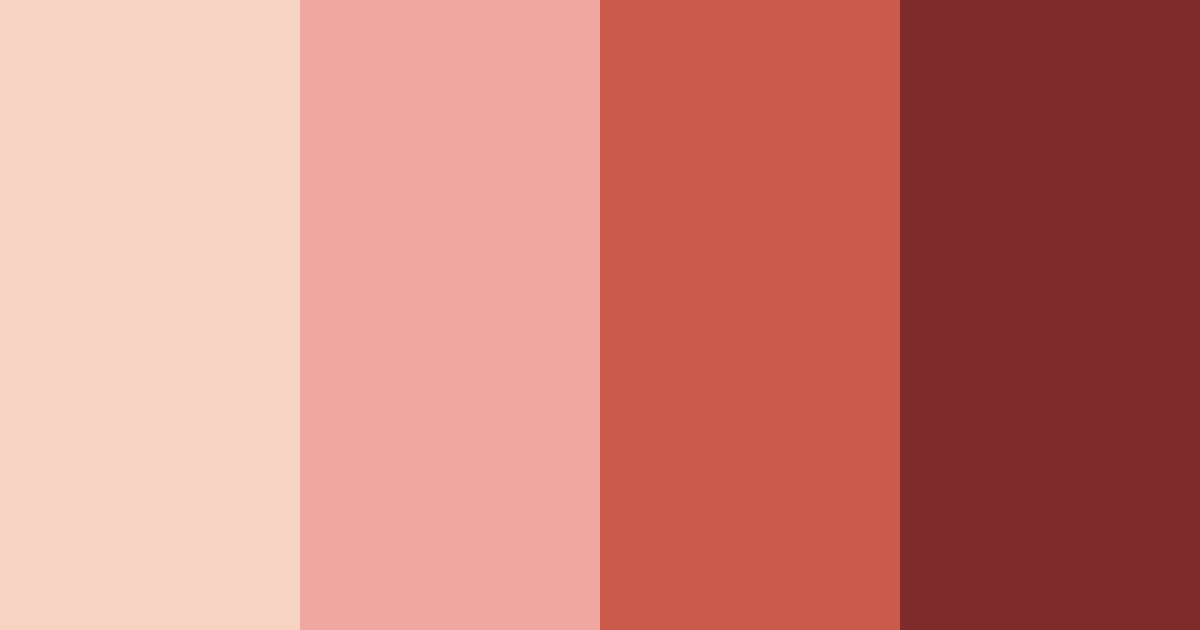 Download red china color palette PNG image (landscape)