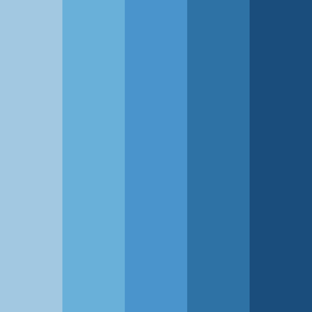 Download cold blue color palette PNG image (square)
