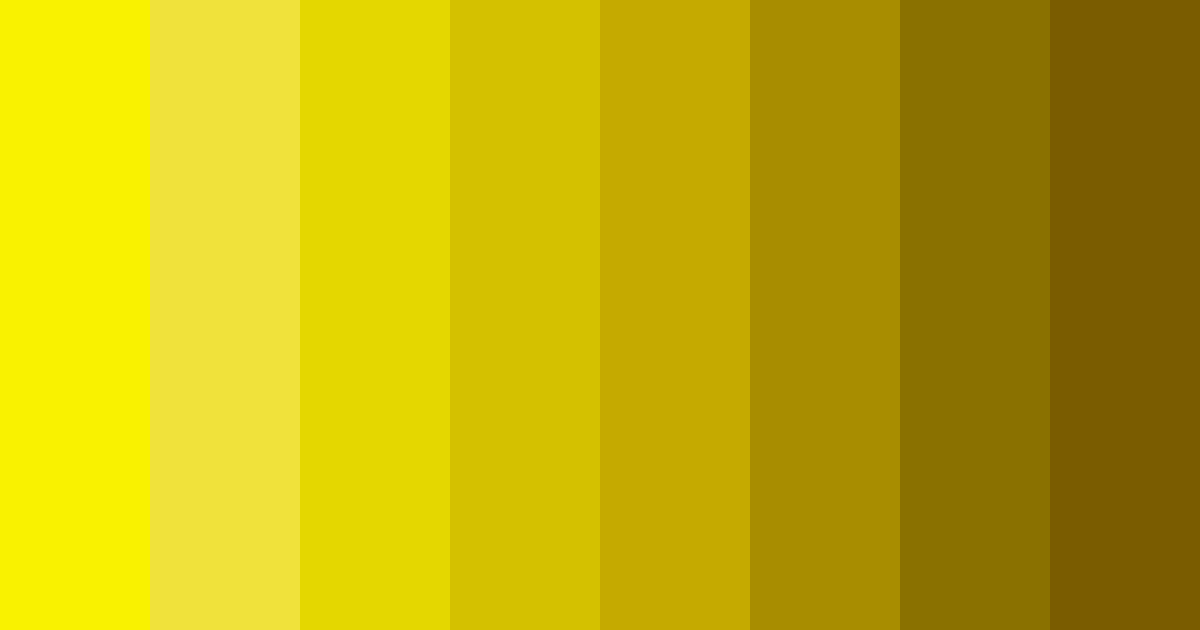 Download yellow lemon color palette PNG image (landscape)