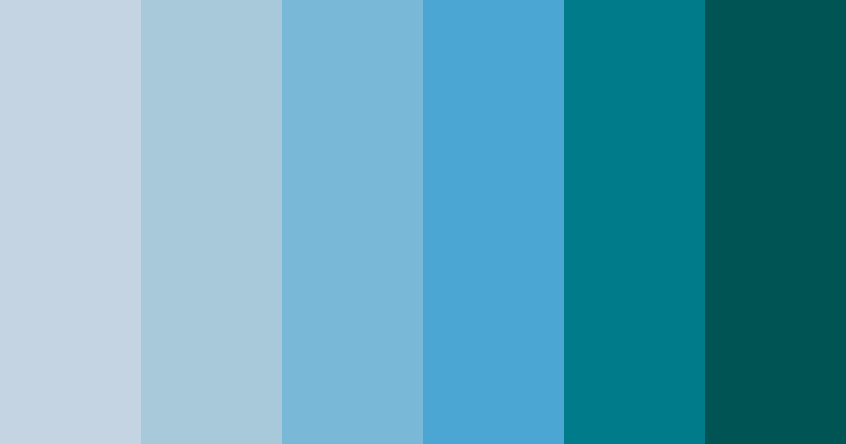 Download ocean blue color palette PNG image (landscape)