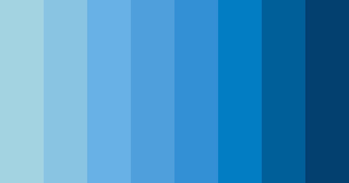 Download aqua serenade color palette PNG image (landscape)