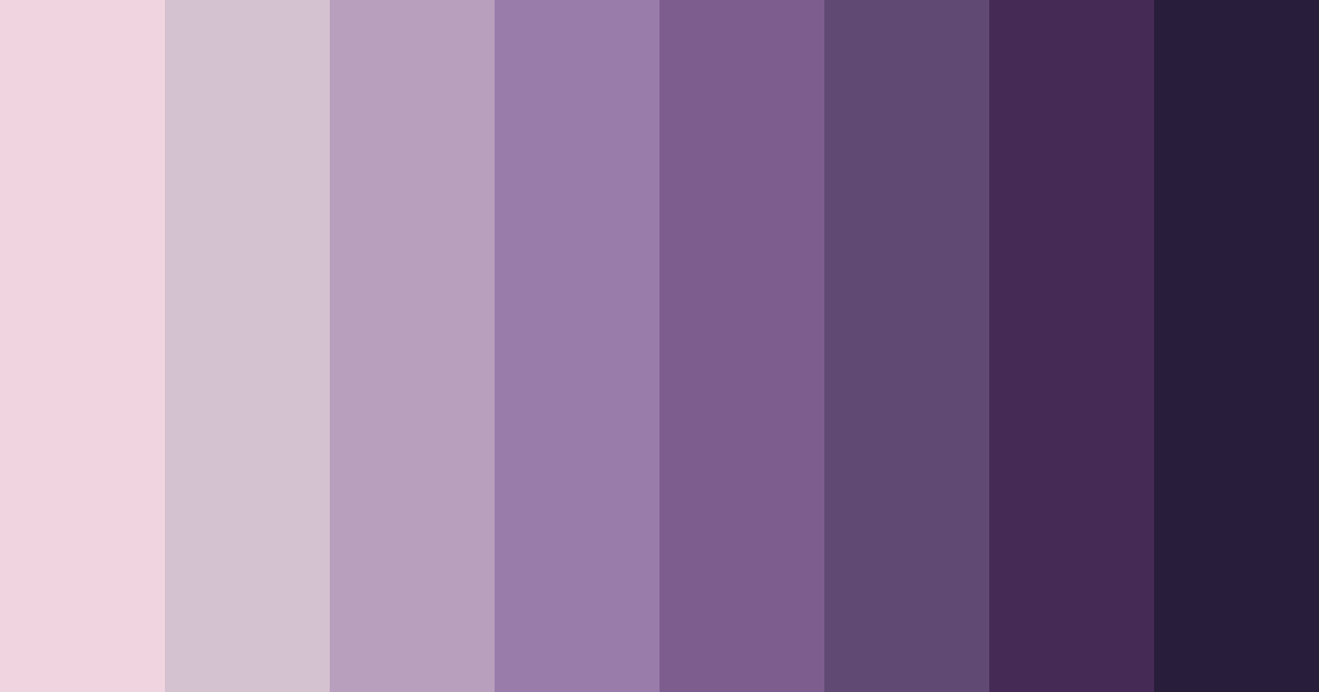 Download whispers of lavender night color palette PNG image (landscape)