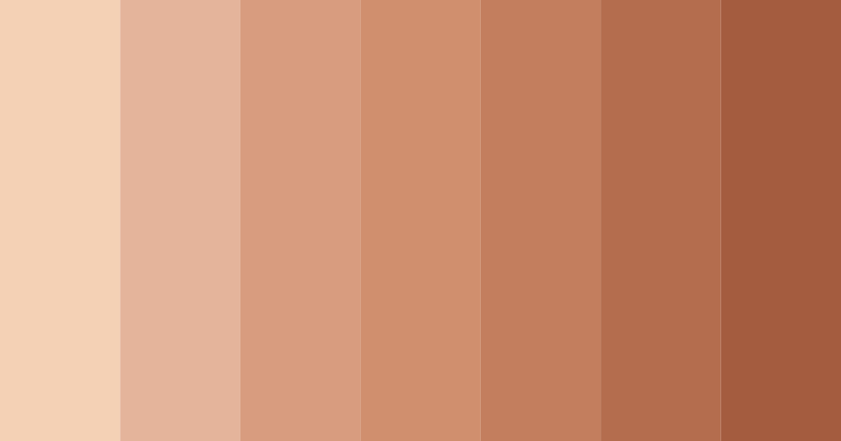 Download warm peach color palette PNG image (landscape)