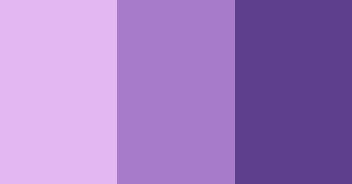 Download shades of purple color palette PNG image (landscape)
