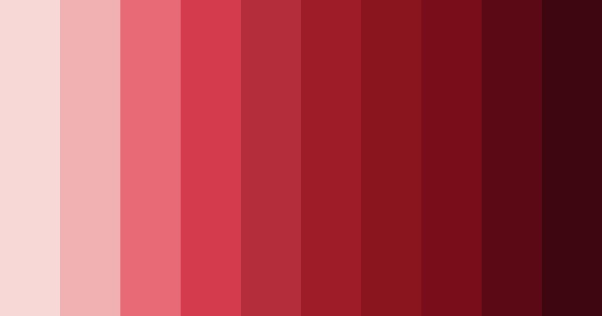 Download red wine shades color palette PNG image (landscape)