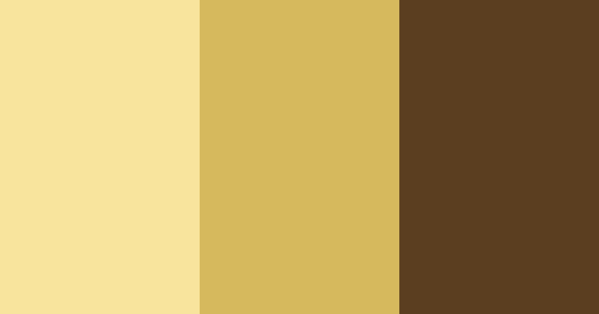 Download butter brown color palette PNG image (landscape)