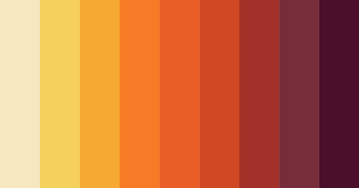 Download autumnal ember color palette PNG image (landscape)
