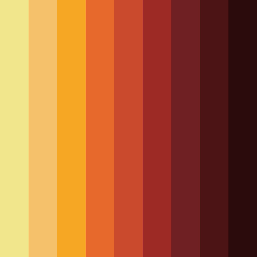 Download spice market sunset color palette PNG image (square)