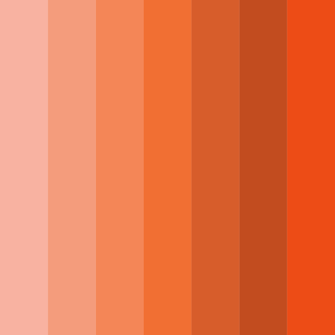 Download fiery red color palette PNG image (square)