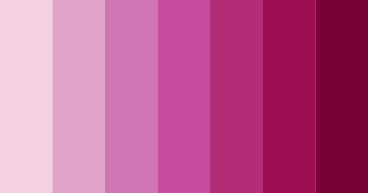 Download pink red dream color palette PNG image (landscape)