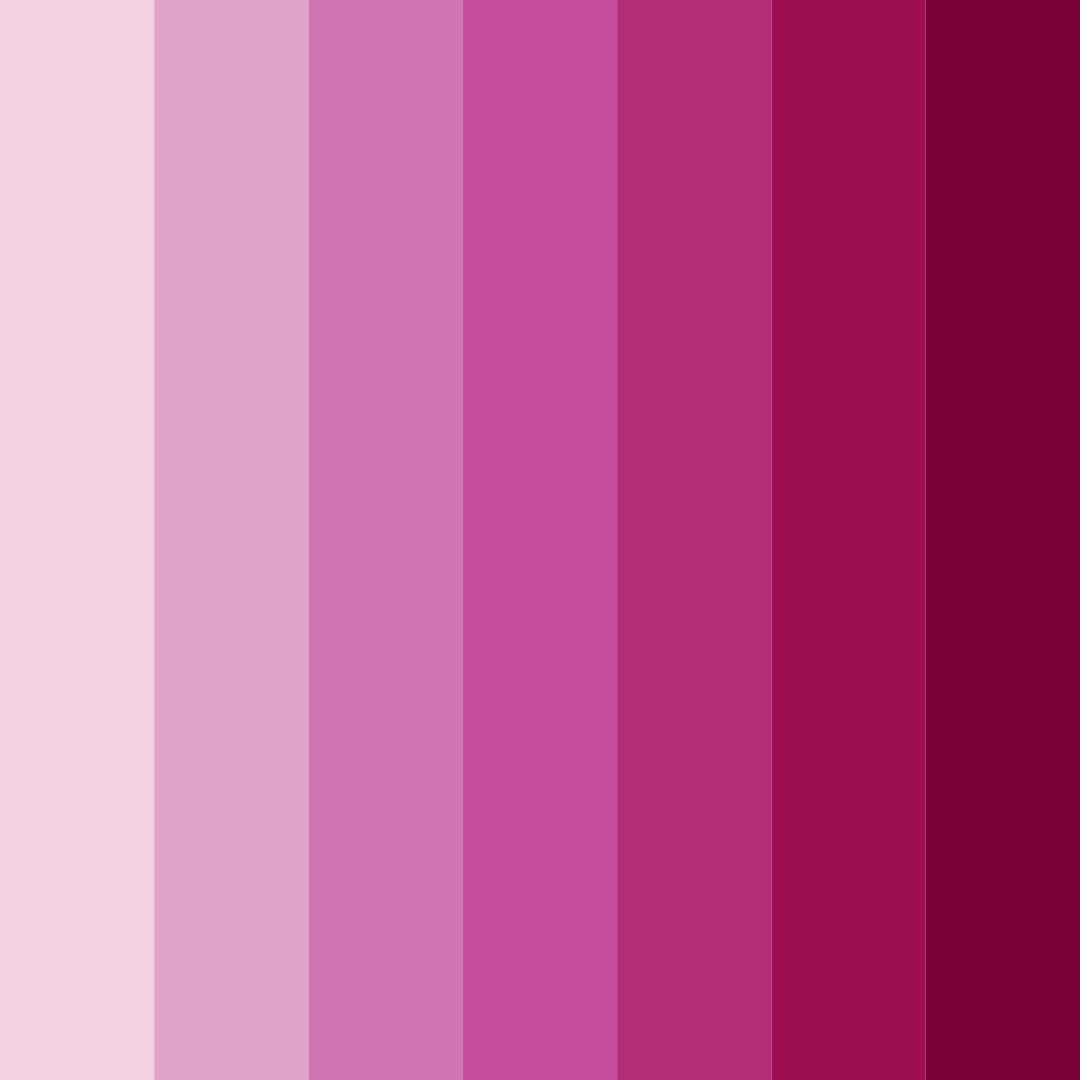 Download pink red dream color palette PNG image (square)