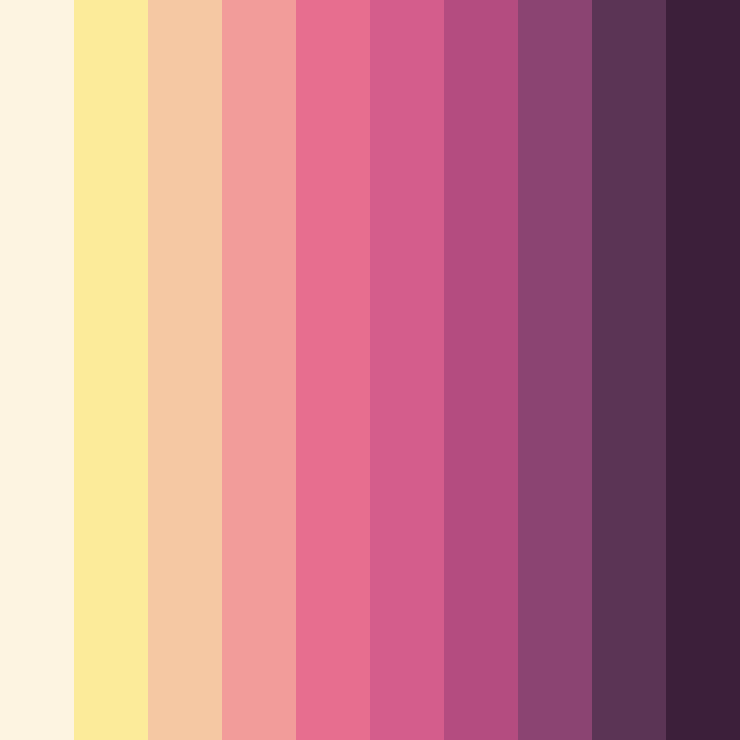 Download pink thank you color palette PNG image (square)