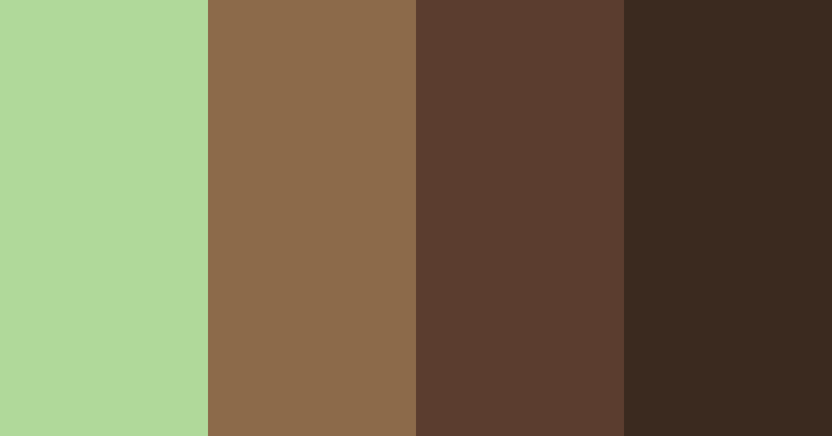 Download forest floor harmony color palette PNG image (landscape)