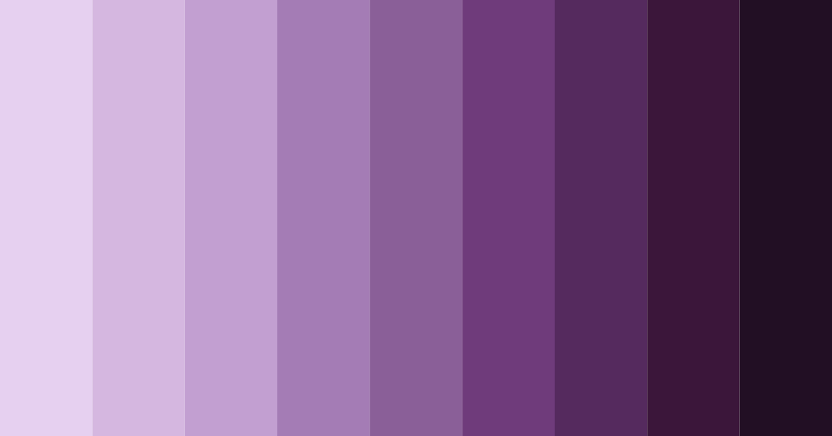 Download enchanted violet dreams color palette PNG image (landscape)
