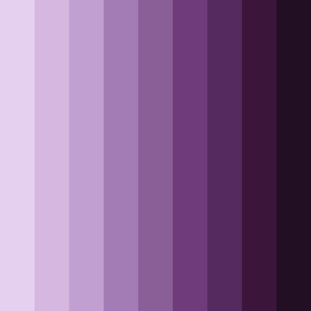Download enchanted violet dreams color palette PNG image (square)