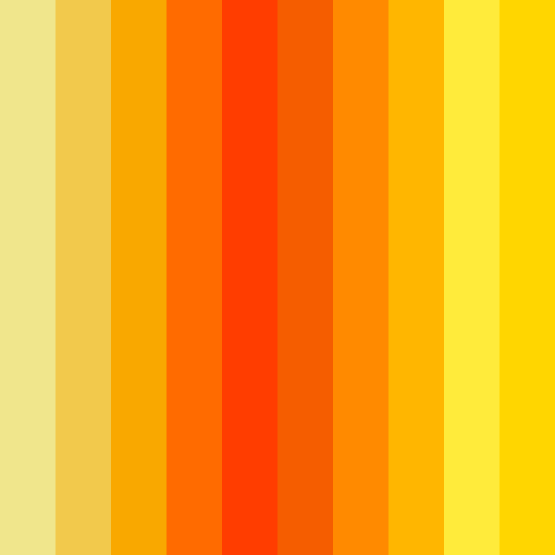 Download yellow cartoon color palette PNG image (square)