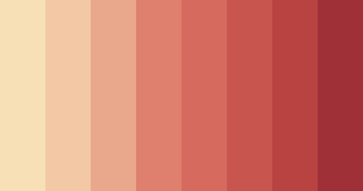Download warm bufflover color palette PNG image (landscape)
