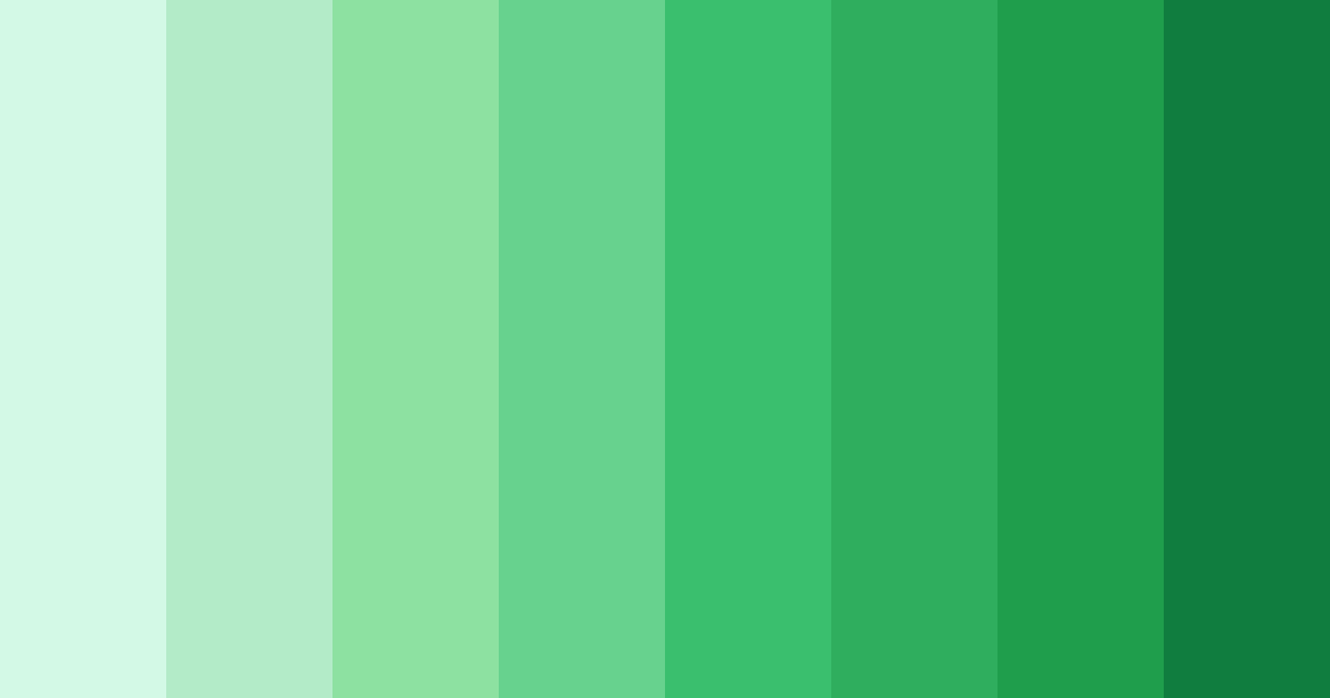 Download enchanted verdancy color palette PNG image (landscape)