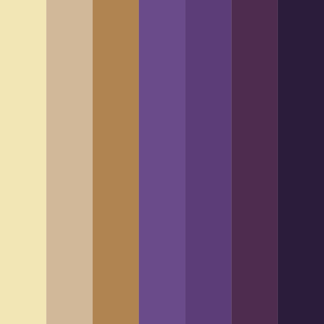 Download autumn sky reverie color palette PNG image (square)