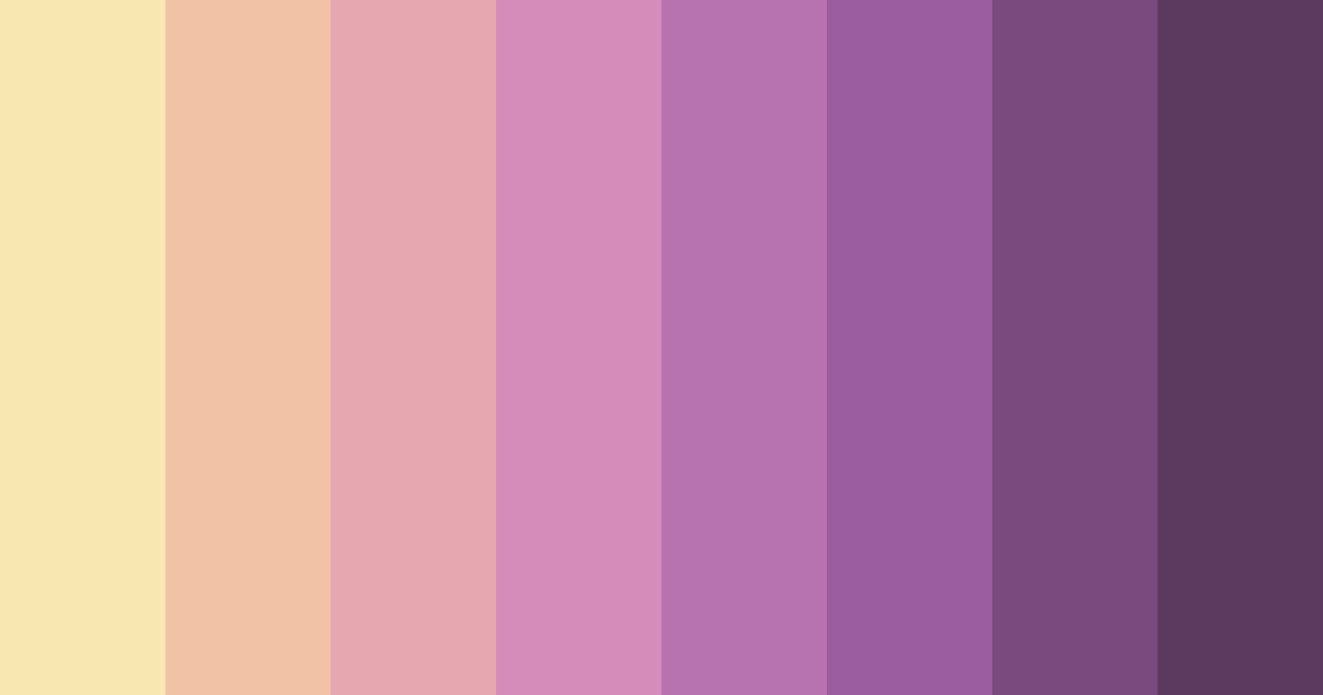 Download harmony in hues color palette PNG image (landscape)