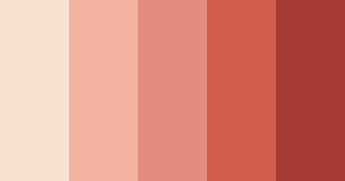 Download rosewood shades color palette PNG image (landscape)