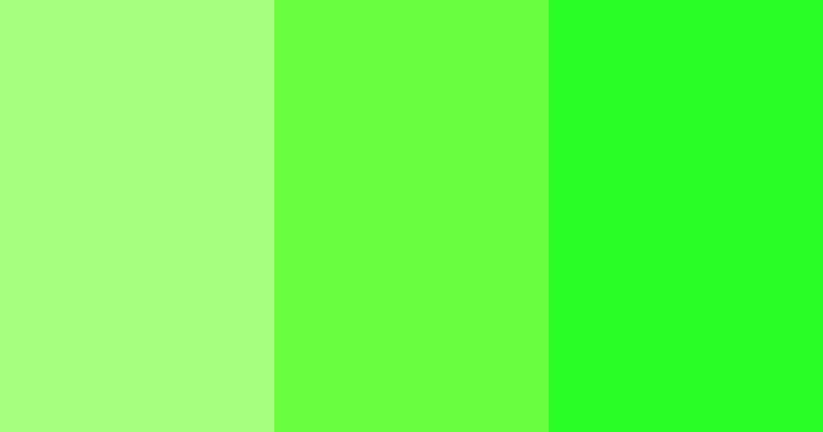 Download bright green color palette PNG image (landscape)