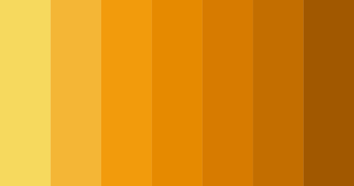 Download golden harvest color palette PNG image (landscape)