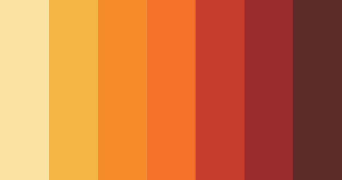Download orange halloween color palette PNG image (landscape)