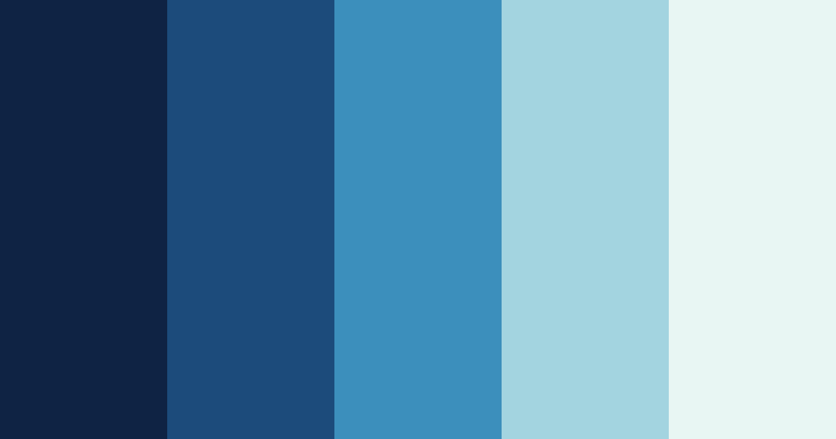 Download oceanic serenity color palette PNG image (landscape)