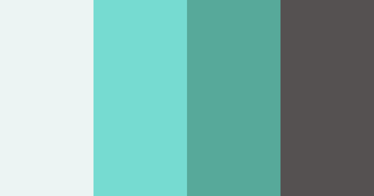 Download minty gray color palette PNG image (landscape)