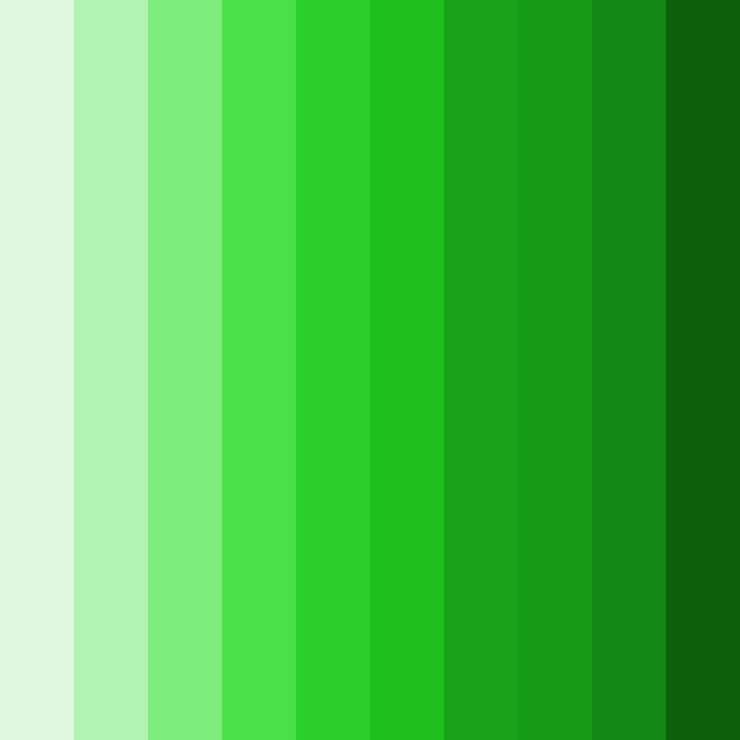 Download neon green color palette PNG image (square)