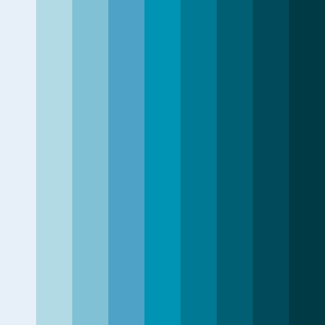 Download aqua elegance color palette PNG image (square)
