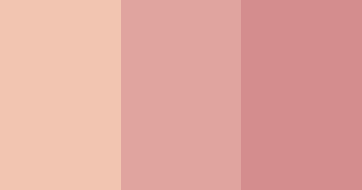 Download peachy pink color palette PNG image (landscape)