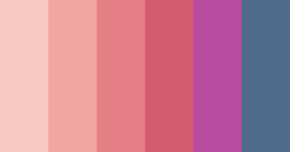 Download blushing ocean dreams color palette PNG image (landscape)