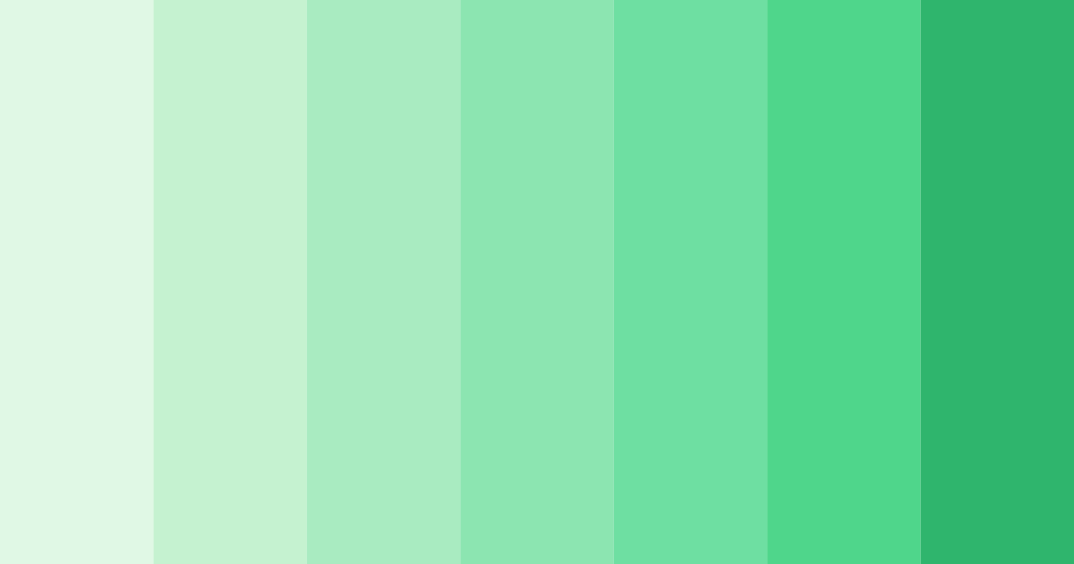 Download minted serenity color palette PNG image (landscape)