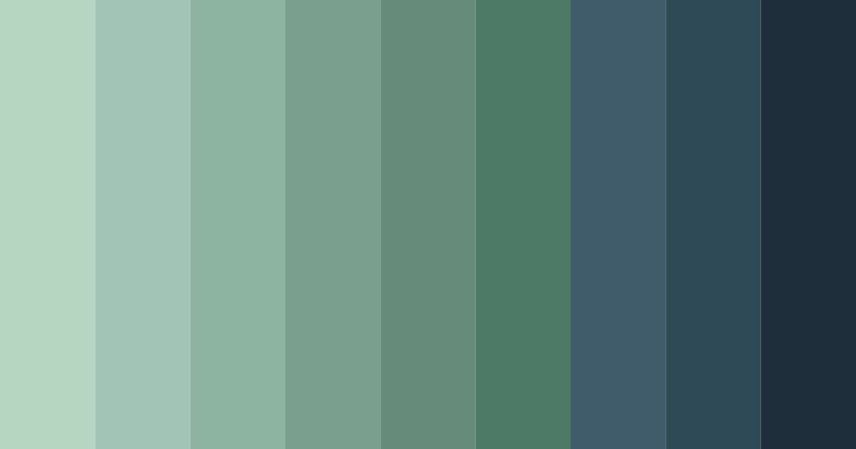 Download gray green shades color palette PNG image (landscape)